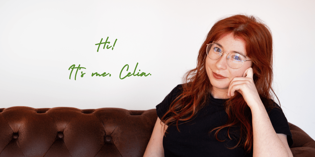 Celia Yélamos – creative bilingual copywriter in English and Spanish, portfolio website hero image